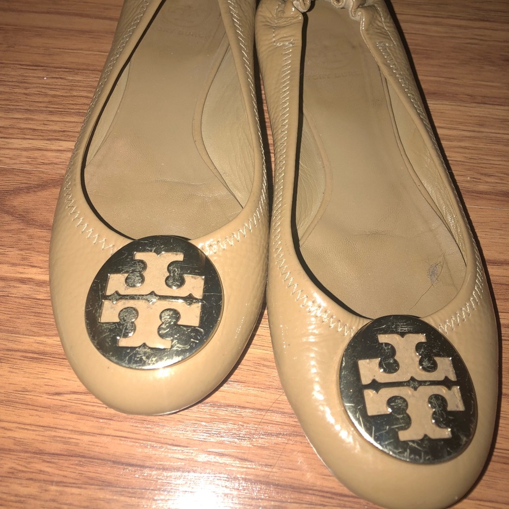 Tory Burch nude flats